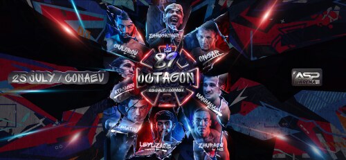 Кард-постер турнира OCTAGON 89 в Конаеве