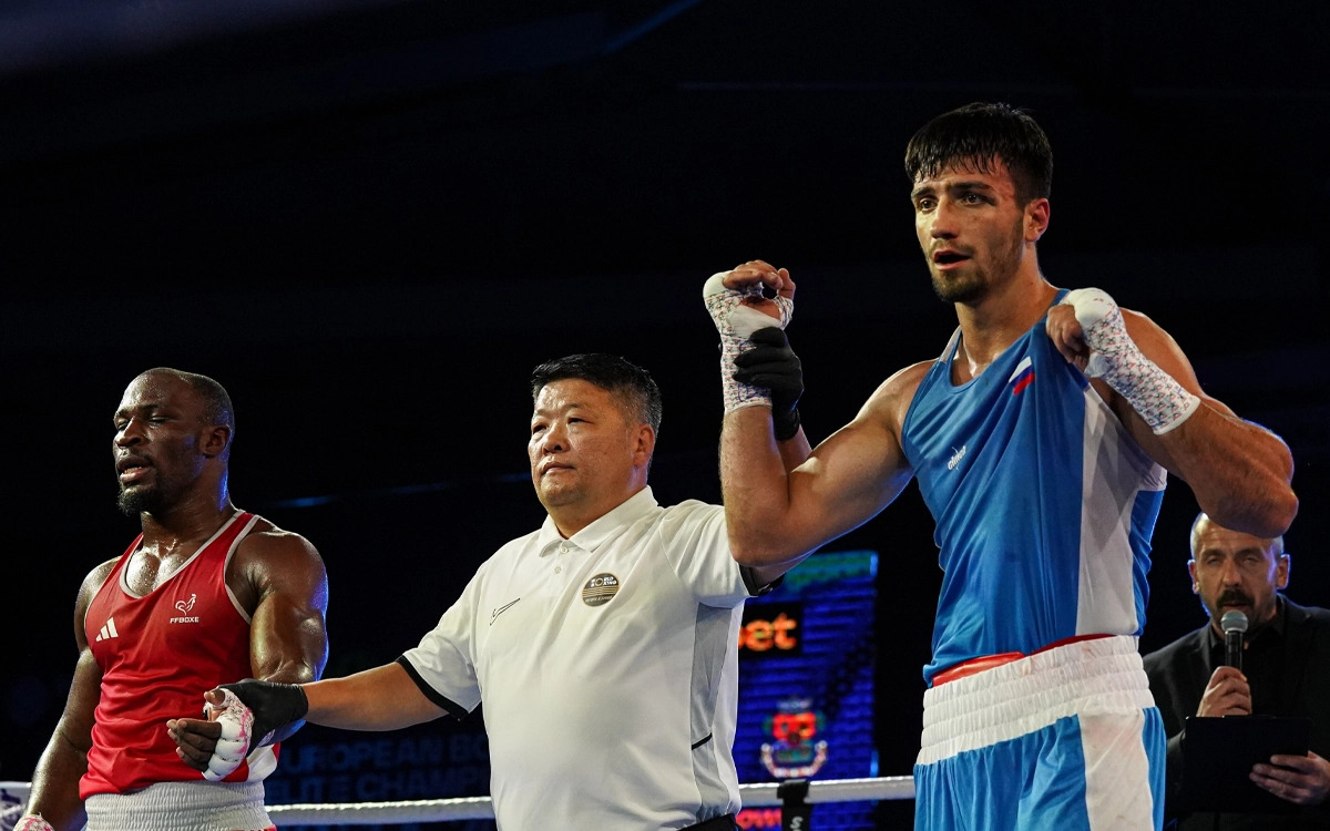 Дмитрий Карманов после победы в финале чемпионата Европы
