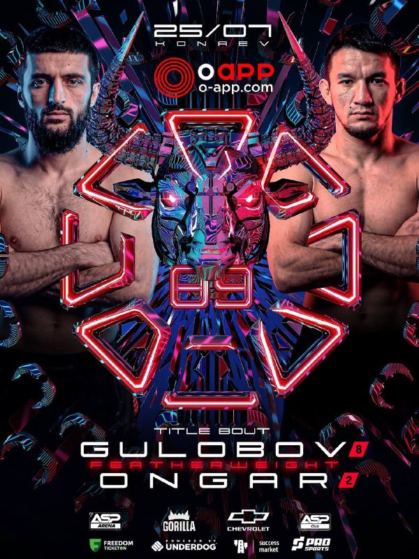 OCTAGON 89: два титульных боя в Конаеве — Гулобов против Онгара и Лейлизаде против Жаугашара